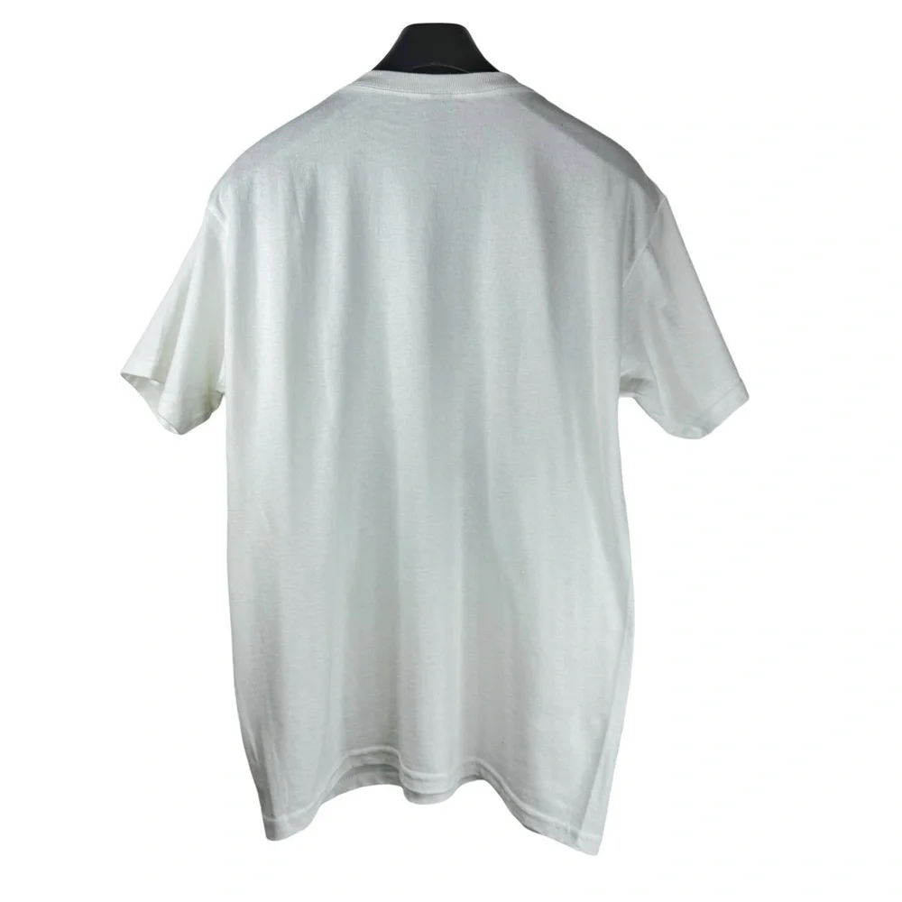 NWOT GILDAN OCEAN SAFETY DAY Kids White Crew Neck T-shirt Graphic Design XL